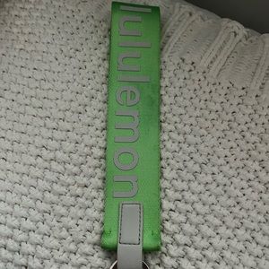 Lululemon Lime Green Keychain